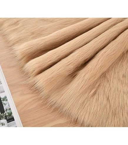 Amazon | フェイクファー 生地 毛足長50mm 幅180cm長50cm ふわふわ